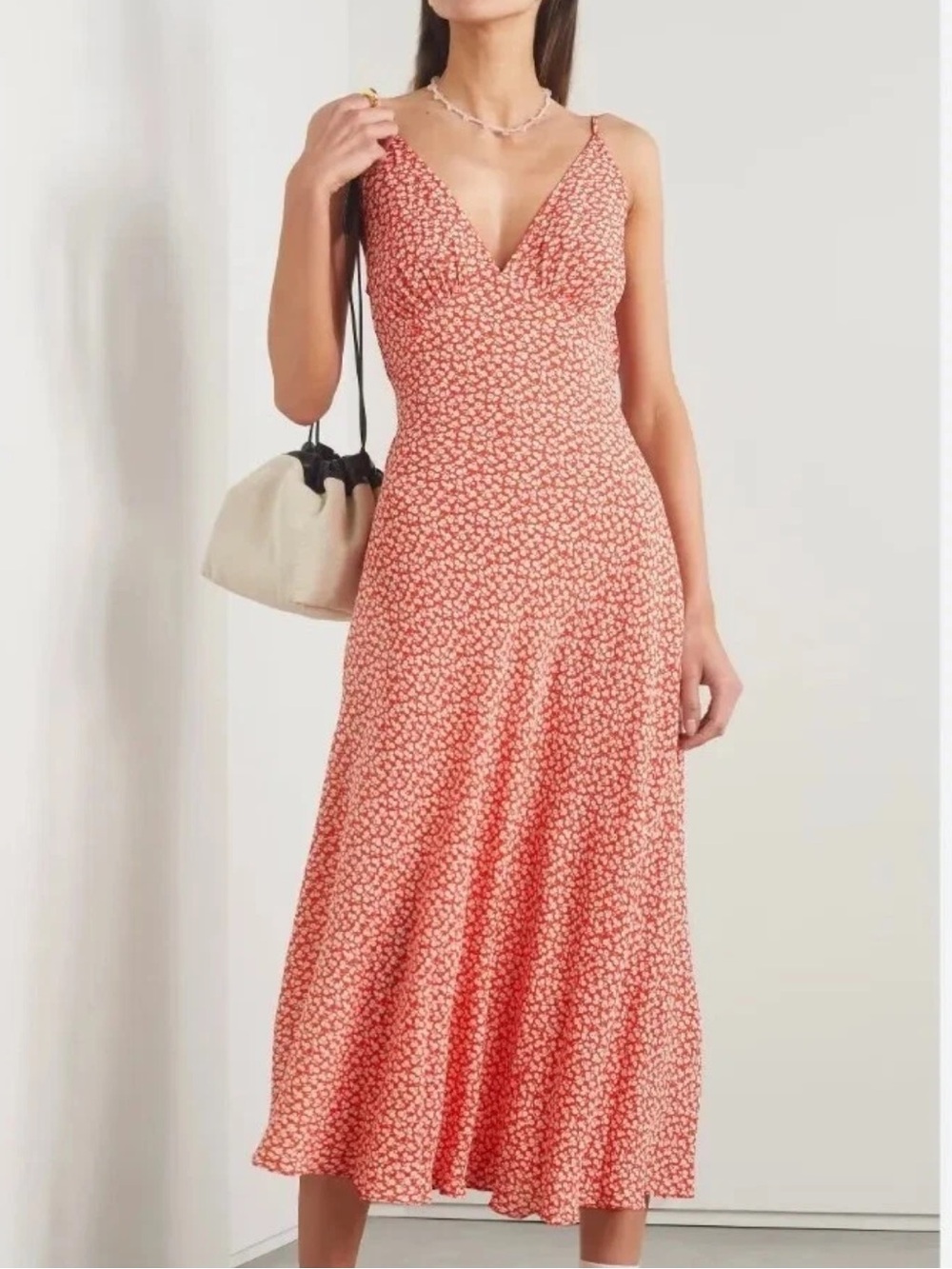 DOEN | Sonia Orange Floral Dress